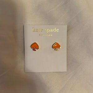 Orange Kate Spade earrings